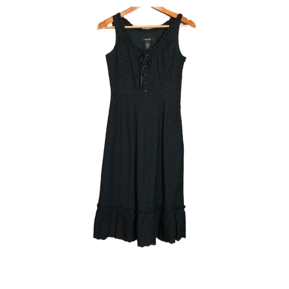 Express black lace midi‎ dress. Size 4
